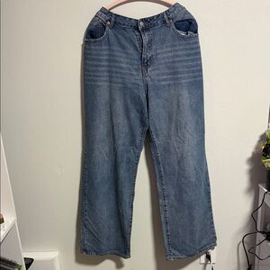 Classic Women's Blue Straight-Leg Jeans